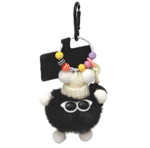Gantungan HP Kunci Hiasan Tas Boneka Bulu Lucu Balls Pet Little Monster Aksesoris Handphone AH142