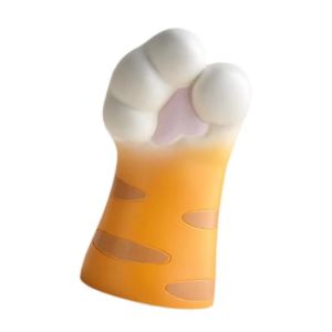 UNQIN งานทำมือ แจกันดอกไม้กรงเล็บแมว สีทาแล้ว งานฝีมือเรซิน ที่ยึดกรงเล็บแมว สร้างสรรค์และสร้างสรรค์ น่ารักน่ารักๆ กระถางต้นไม้บนโต๊ะ การตกแต่งงานแต่งงาน