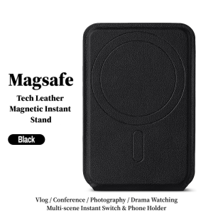 Magnetic Phone Stand Pocket Portable Tripod Hidden Foldable Selfie Holder Compatible Mobile Angle Adjustment