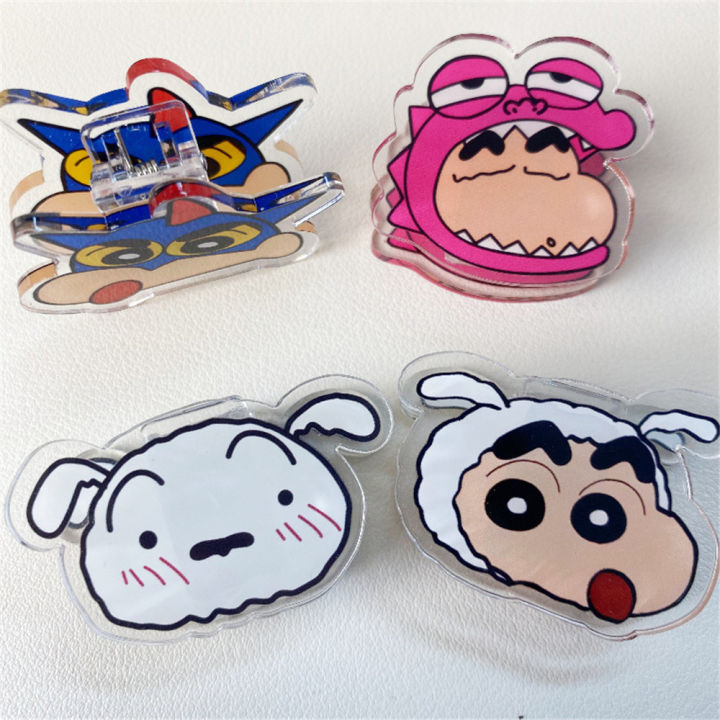 LVYIMAO 50% OFF💥Cute Crayon Shin-Chan Pp Memo Paper Folder ซานริโอ คลิป ...
