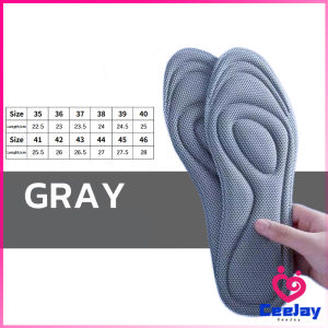 CeeJay แผ่นรองเท้าเพื่อสุขภาพ ใส่สบาย ป้องกันการปวดเท้า ขนาด 35-46 insoles