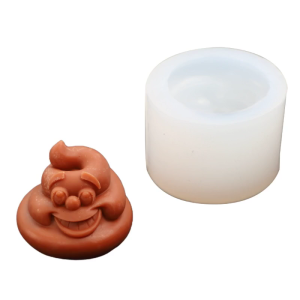 Silicone Baking Moulds Soap Molds Poop Shaped Molds for Ice Cream Pastry Decoration