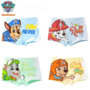 100% Genuine Paw Patrol 3-8 Years Old Children Cotton Boxer Briefs Slim Fit Design Non-tightening Butt Wrinkle-free Bottoms Boys2026