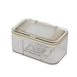 YINGXING Wall Mounted Wet Wipes Box with Spring Plate Dustproof Plastic Storage Box Multifunctional Large Capacity Tissue Box for Home