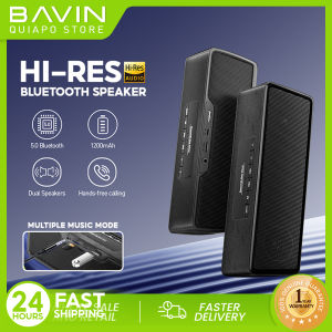 BAVIN S2025 Portable Bluetooth Wireless Speaker Long Endurance High Stereo Support USB / AUX / TF Card