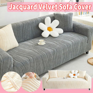 1/2/3/4 Seater Jacquard Velvet Sofa Cover Universal Anti-Slip Couch Protector Home Decoration