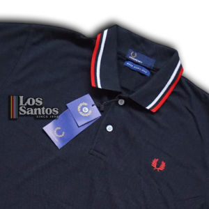 LOS SANTOS - Kaos Polo Kerah Pria Polos Baju Kerah Lengan Pendek