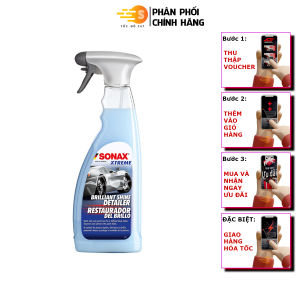 Chai xịt phủ bóng sơn xe và các chi tiết ô tô nhanh chóng Sonax 287400 500ml - Tốc độ 247 phủ bóng nhanh tăng độ sáng sơn xe giảm bám bụi bẩn
