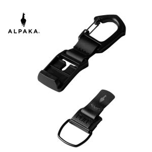 ALPAKA HUB Carabiner - Quick Release Keychain with Magnetic Belt Clip EDC Carabiner for Keys Tactical Gear Backpack Accessories