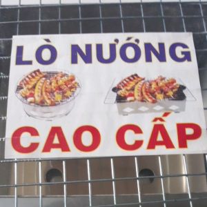 BẾP NƯỚNG THAN HAO INOX TẶNG KÈM VỈ NƯỚNG - BẾP NƯỚNG BBG NGOÀI TRỜI