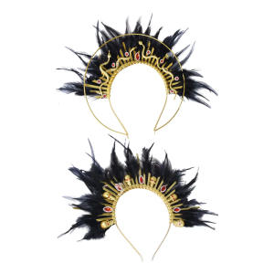 Delicate Feather Headdress Accessory for Women Girls Stage Performances Photography and Holiday Festivities Daily Use