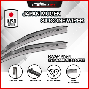Japan Car Wiper Silicone Wiper Kereta Silicon Wiper Car Windscreen Wiper Cermin Perodua Proton Toyota Honda Mazda Nissan Hyundai Suzuki Alza Myvi Axia Aruz Bezza Wira Kancil Waja Persona Saga Blm X70 Flx City Jazz Civic Vios Brv Crv Hrv Accessories