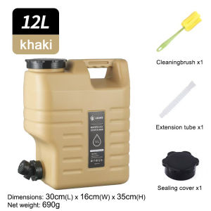 【Large Capacity】Camping Water Container 18.5L/12L/3.2-Gal with Easy-to-Use Spigot Sealed Design to Prevent Contamination Ideal for Outdoor Activities Like Camping Hiking as Well as Home Emergency Water Storage and RV Water Supply