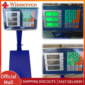 Digital Commercial Platform Scale with LB/KG for Parcel and Luggage Weighing Robust Steel Construction Accurate Digital Readout Heavy Duty Industrial Weighing Equipment