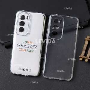 Oppo Reno 12 5G Oppo Reno 12 Pro 5G Soft case Clear 2.0mm Case Bening Oppo Reno 12 5G Oppo Reno 12 Pro 5G