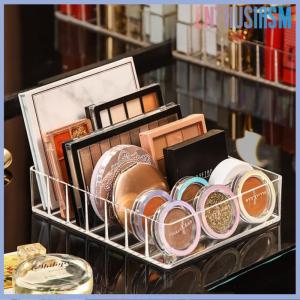 【Enthusiasm】🌟🌟【Hot Sale】🎈 7 Grid Storage Box Clear Plastic Makeup Cosmetic Stand Holder Lipstick Organizer