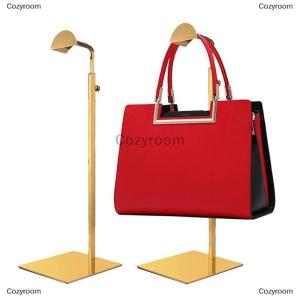 [COD] Cozyroom ที่แขวนกระเป๋าถือสีทอง เงินขัดเงาปรับได้ชั้นวางกระเป๋าถือ