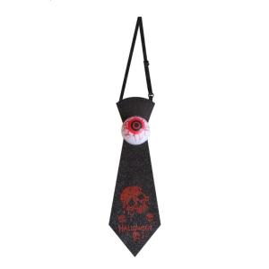 LED Power Glowing Eyeball Necktie For Halloween Costume Theme Parties And Special Event Photography Neckwear Accessory