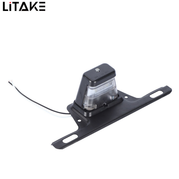 Augienb - 10-30V 4 Led Car Auto Truck Rear License Number Plate Lamp Light For Ute Boat Trailer Lorry Caravan