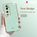 Cho Vivo V40 5G/Vivo V40 Pro 5G vỏ điện thoại Sang Trọng 6D Eletroplated Cover Quay Lại silicon mềm Đơn Giản Sáng Bóng Vỏ Nz34. 