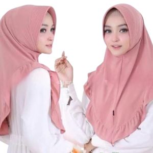 DISCON jilbab bergo rempel hijab instan pasmina instan inner oval hijab kenan kerudung syari jumbo