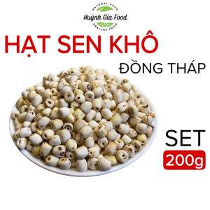 Hạt Sen Khô Đồng Tháp Nguyên Hạt Ngọt Bùi Tự Nhiên Set 200g