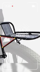 Bicycle Front Carrier Rack Cargo Pannier Lightweight Bike Pannier Luggage Cargo Carrier Rack