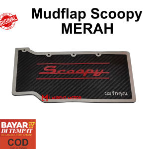 Mudflap Scoopy Mud Flap Penahan Lumpur Honda Scoopy Variasi Karbon