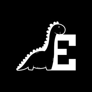 Topi Baseball Fullprint Alphabet Dino A-Z