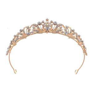 Comfortable Wedding Crowns For Women Adjustable Headbands Rhinestones Metal Headpiece For Bride Birthdays And Balls
