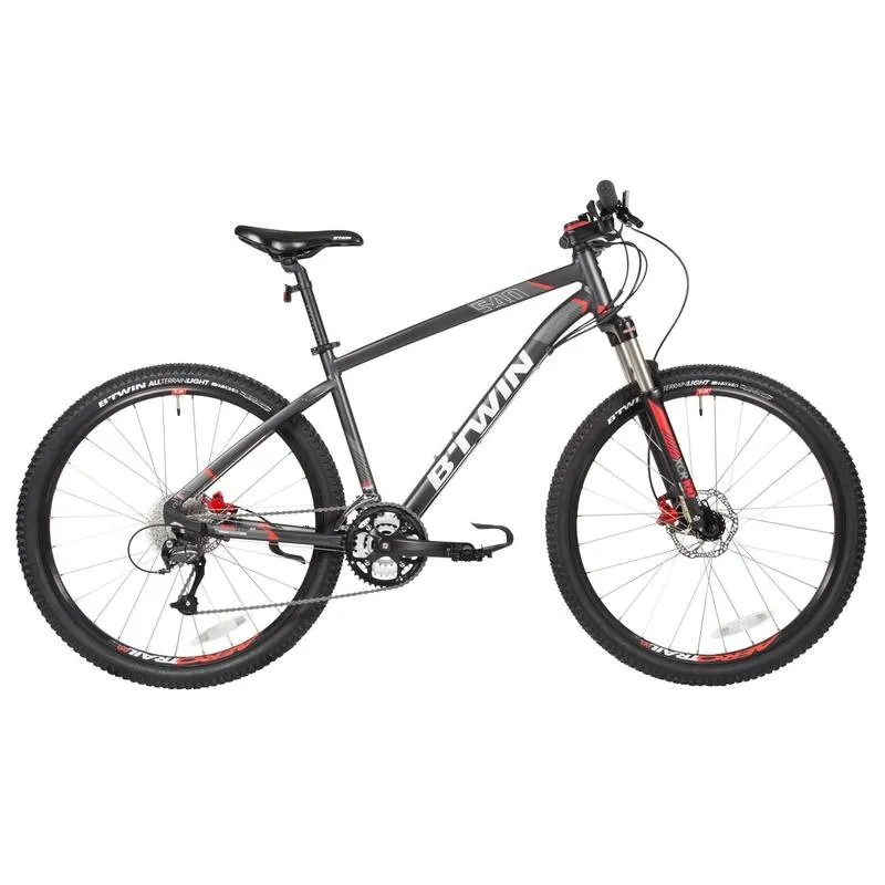 Sepeda Gunung Mountain Bike MTB ROCKRIDER 540 Inch Grey