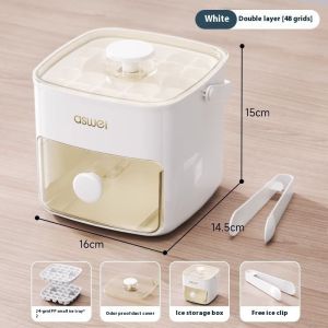 48 Grid ICE Cube Maker Mould ICE Cube Tray With Top Cover Silicone ICE Cube Mould Silikon Dulang Ais Dengan Penutup 制冰盒