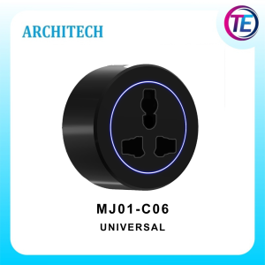 TE Architech stop Kontak UNIVERSAL kepala Adaptor Soket Track Daya