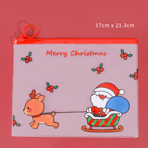 Túi Zip Đựng Đồ Phong Cách Noel Rực Rỡ Phù Hợp Làm Quà Tặng Sự Kiện