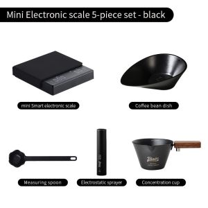 BINCOO Coffee Electronic Scale MINI Portable Rechargeable Timing Scale Set for Kitchen