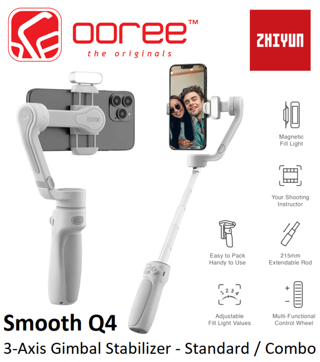 Zhiyun Smooth Q4 3 Axis Smartphone Handheld Gimbal Stabilizer Standard Zhiyun Smooth Q4 3 Axis Smartphone Handheld Gimbal Stabilizer Standard