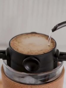 304 Stainless Steel coffee filter Foldable Coffee Dripper with Double-Layer Portable Reusable PH