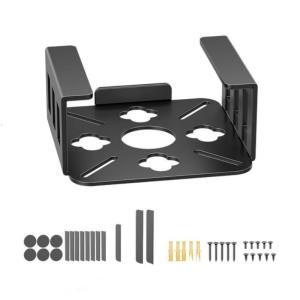 VESA Consistent Computer Tiny / Mount Mild Steel Building Strengthened Heat Dissipation Wall Under Table Installation Against Slip Plan