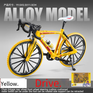 Diecast Sepeda Balap Roadbike Mainan Edukasi Anak 1:10 Metal Bicycle Diecast Sepeda