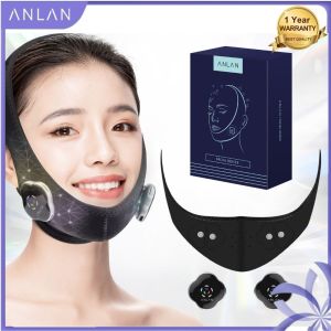 ANLAN Thiết Bị Nâng Cơ Mặt EMS Đai Định Hình Giảm Béo Mặt Chống Nhăn Làm Đẹp Da Máy Mát Xa