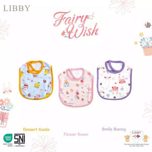 1 Pcs LIBBY Slaber Full Print Bayi Motif For Boy Girl (All Size)