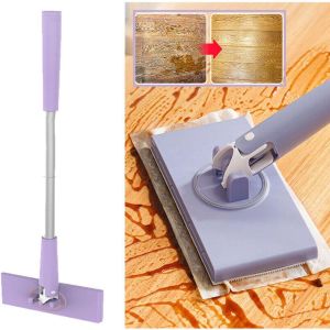 Automatic Cloth Changing Mini Mop Lazy Mop Floor Cleaners Portable Self-Squeeze Sponge Mop Hand-Free Cleaning Mini Mop