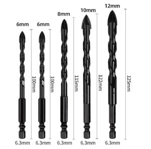 🔥เจาะได้ทุกอย่าง🔥ดอกสว่าน ดอกสว่านคาร์ไบ ชุดดอกสว่าน6pcs 3mm~16mmอเนกประสงค์ ดอกเจาะ หัวเจาะสร้างขึ้นด้วยโลหะผสมYG8ของแท้100%เจาะเหล็ก เจาะกระเบื้อง เจาะกระจก เจาะไม้ เจาะพลาสติก เจาะปูน ดอกสว่านคาไบค์ ดอกสว่านเจะปูน ดอกสว่านเจาะกระจก ดอกสว่านเหล็ก