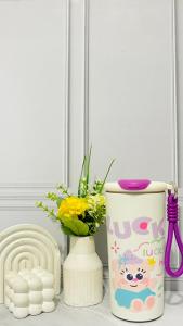 Tumbler Mug Anak Karakter Botol Minum stainless stell SUS 316 Tahan Panas Dan dingin 450ml + box J2383