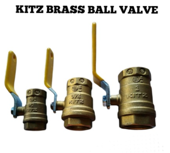 Kitz Original Heavy Duty Brass Ball Valve Brass Ball Valve Size 12 34 1 1 14 1 12 2 9327