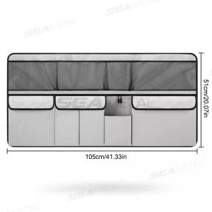 SEAMETAL Car Trunk Storage Bag Foldable Organizer Car Seat Back Hanging Storage Bag Tidy Box Vehicle Accessories