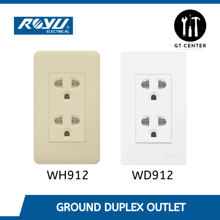 ROYU Ground Duplex Outlet / Classic Series - WH912 / Wide Series ...