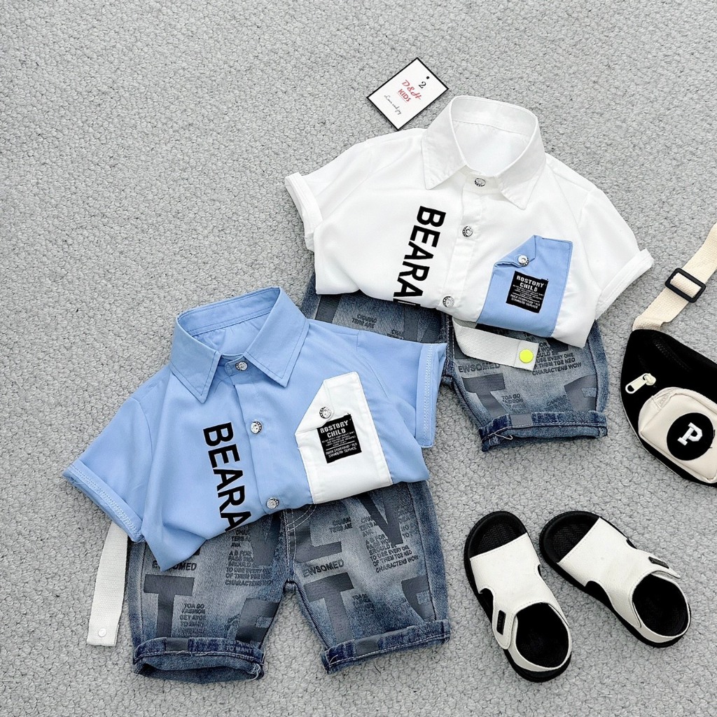 Mặc đồ năng động cho bé trai: 3 sai lầm phụ huynh thường mắc khi chọn áo sơ mi và quần short jeans