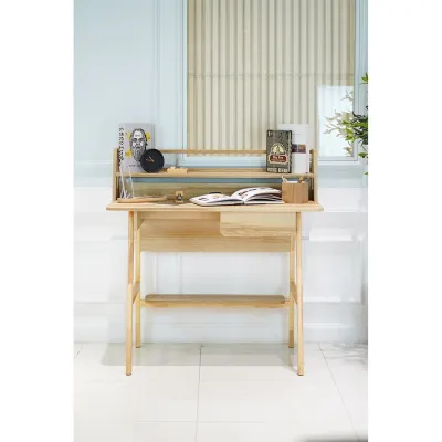 KONCEPT โต๊ะทำงาน โต๊ะคอม โต๊ะเขียนหนังสือ COMPACT สีลินด์เบิร์ก กxยxส: 100x55x83 ซ.ม. สามารถออกใบ e-Tax Invoice & e-Receipt ได้