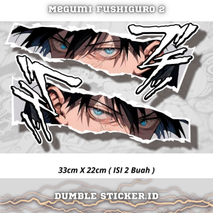 Sticker Stripping All Type Motor Print Cutting Stiker Mata Anime Megumi Fushiguro